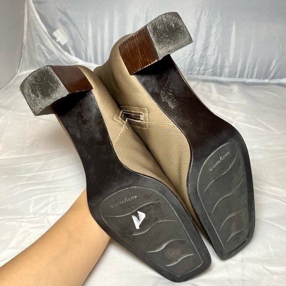 Easy spirit baldwin square toe taupe ankle booties size 7 - Picture 7 of 11